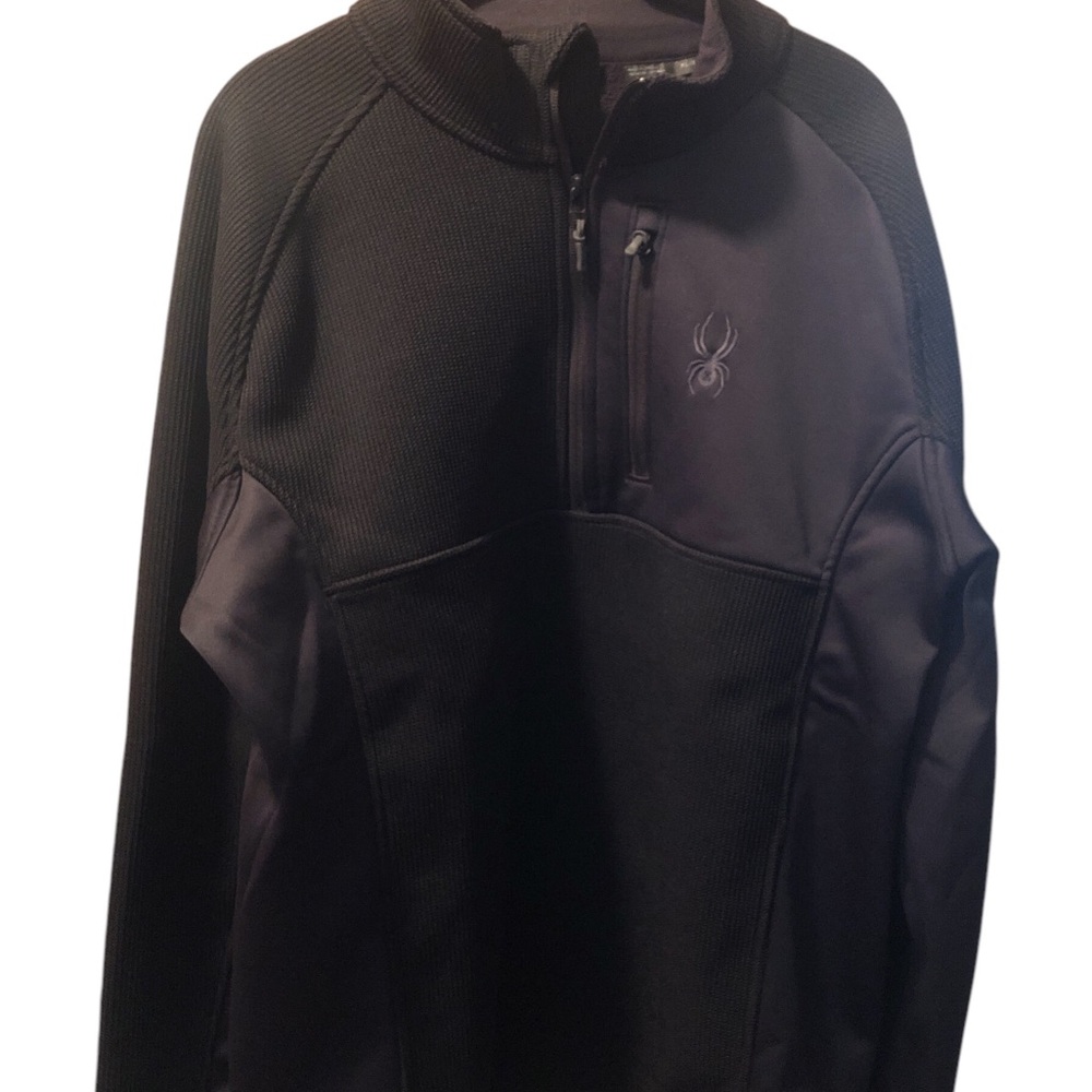 Spyder Black Quarter-Zip Pullover